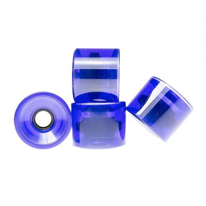 Swirl hỗn hợp kết hợp màu sắc PU bánh xe trượt ván High Rebound tùy chỉnh 0