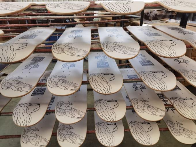 2024 New Style Blank 7 lớp Maple Concave Double Kick Standard Skateboard 10