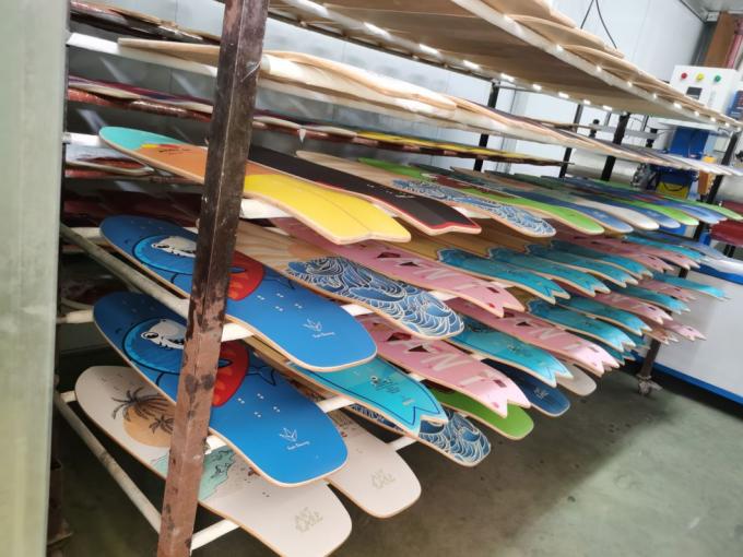 Giá rẻ tùy chỉnh hình dạng trống Skateboard Decks Canada Maple chuyên nghiệp 5