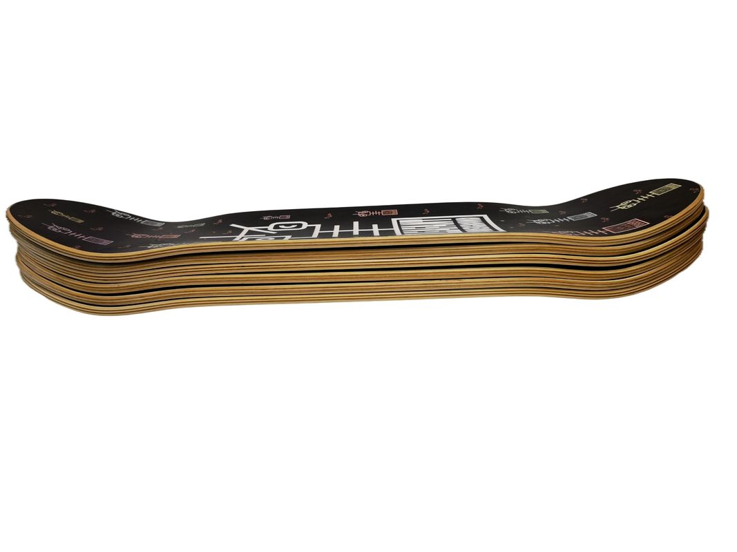 2024 Hot Sales Style 7 Ply Maple Custom Concave Double Kick Chuyên nghiệp Long Board Skateboard